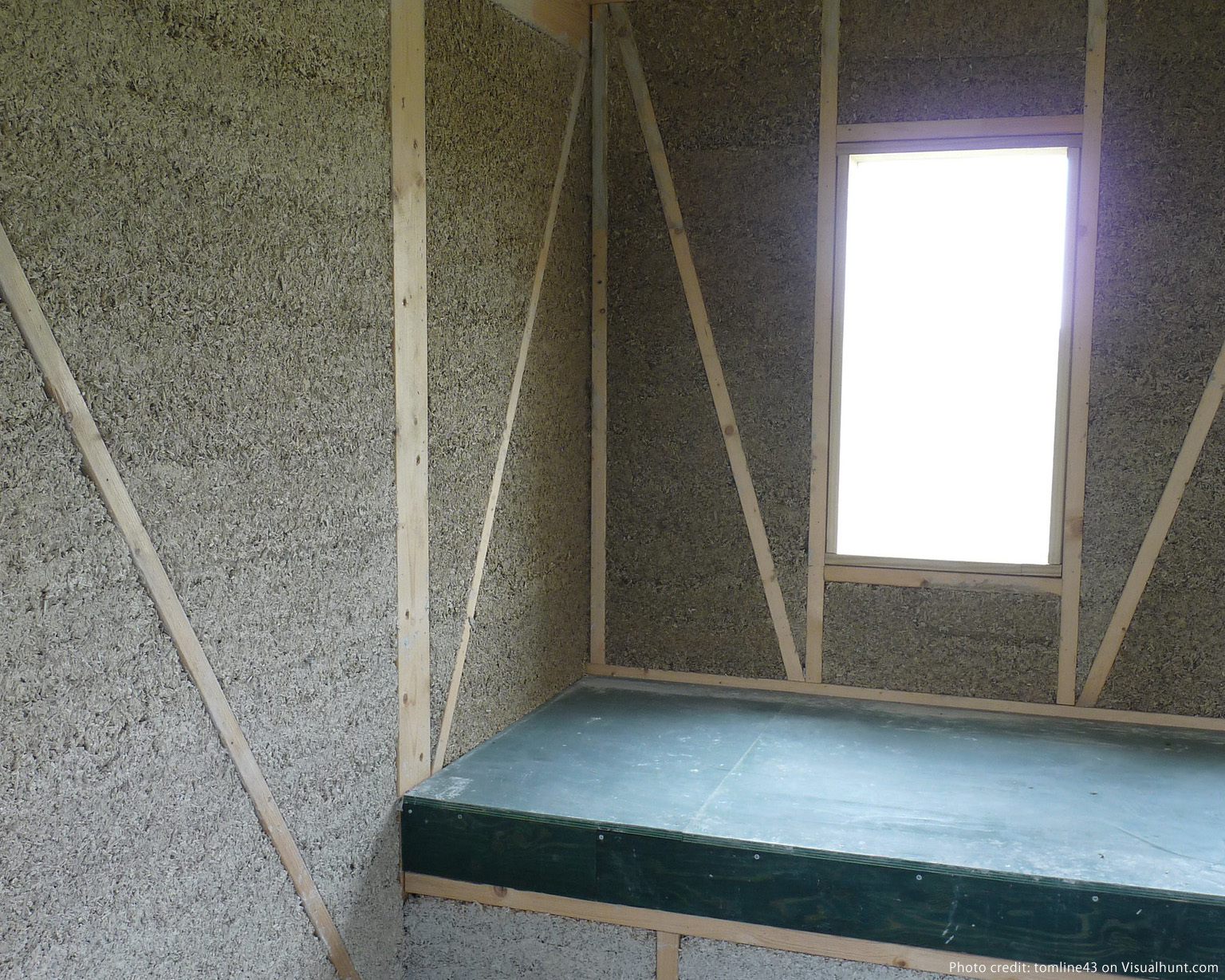 ヘンプクリートの壁